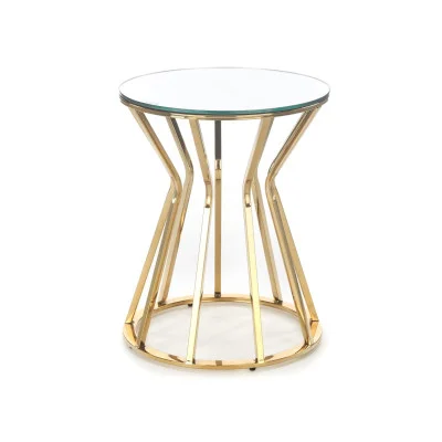 COFFEE TABLE AFINA S, TABLE TOP - MIRROR, FRAME - GOLD